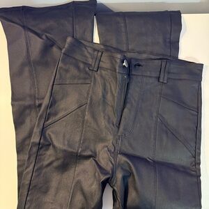 Windsor Leather Flare Pants